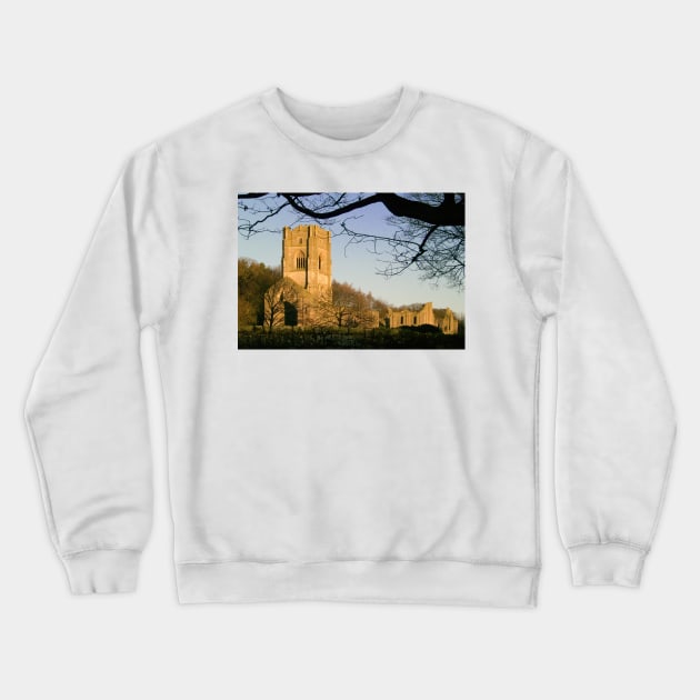 Fountains Abbey Crewneck Sweatshirt by zglenallen